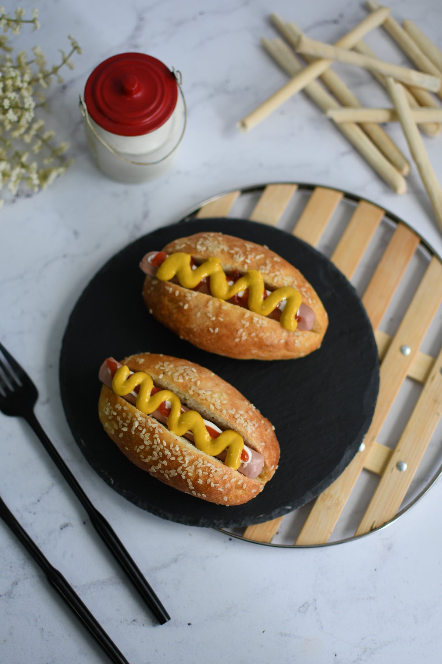 Pan de Perro Caliente keto